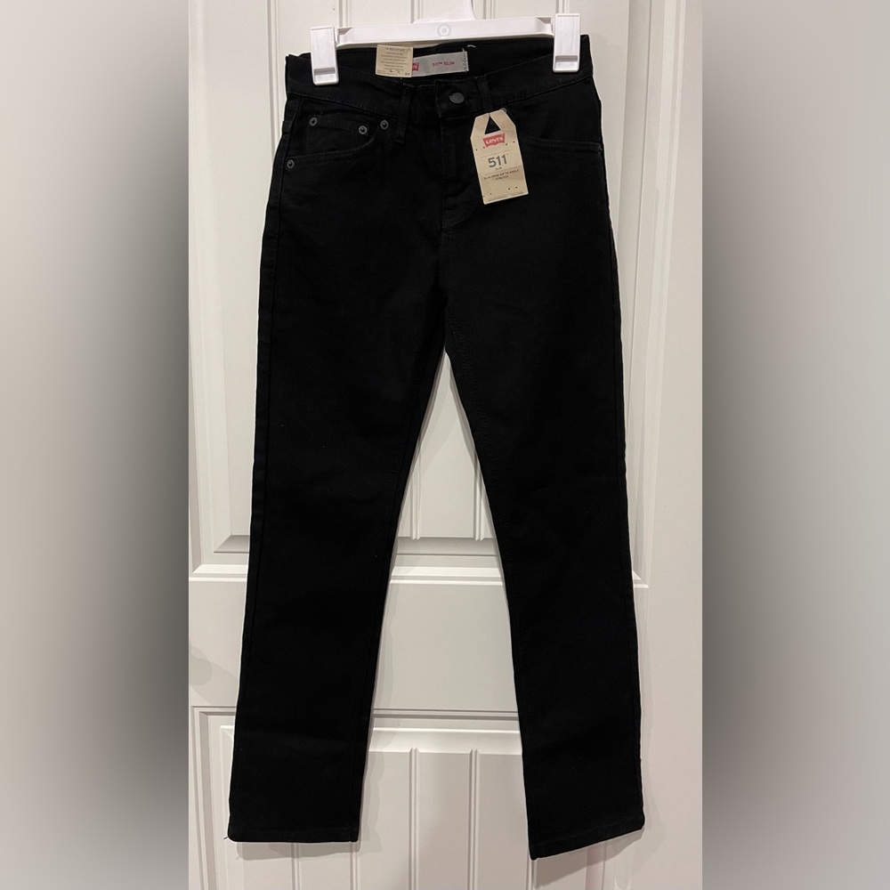 ✨Women Levis 511 Jeans Straight-Leg  Black Jeans✨